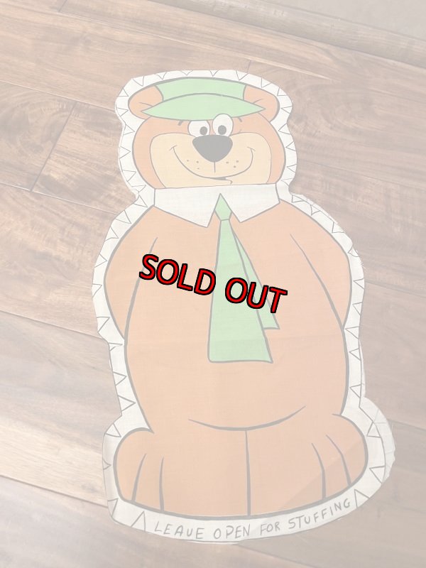 画像10: Hanna Barbera Yogi Bear Pillow doll Cut Fabric kit 1977  / ハンナバーベラ,ヨギベアのピロードールキット　生地　 (10)