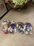 画像1:  Dairy Queen plush Dolls with bag set of 4 / ディリークィーン 袋入りプラッシュドール　4セット (1)