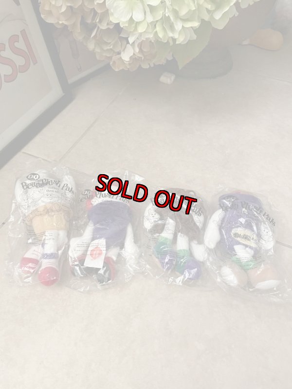 画像1:  Dairy Queen plush Dolls with bag set of 4 / ディリークィーン 袋入りプラッシュドール　4セット (1)