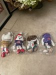 画像2:  Dairy Queen plush Dolls with bag set of 4 / ディリークィーン 袋入りプラッシュドール　4セット (2)