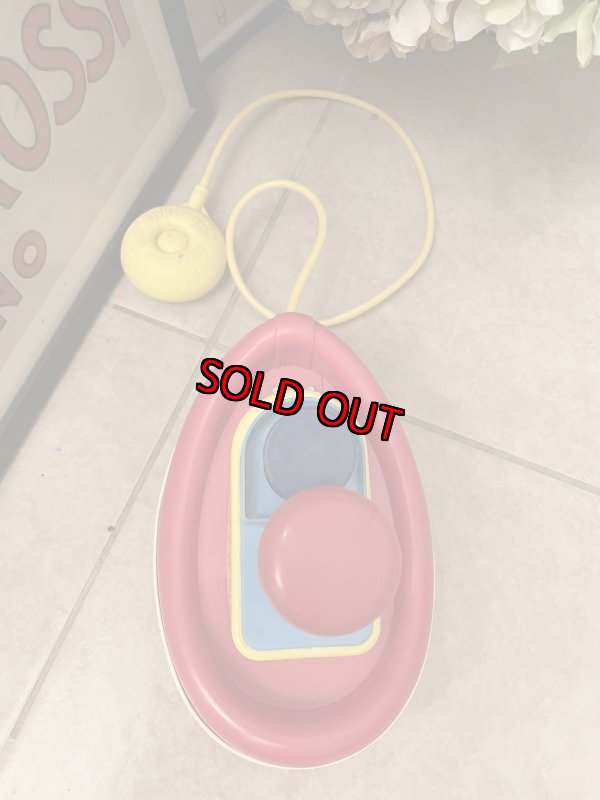 画像7: Fisher Price Boat Tuggy Tooter Toy 1967 / フィッシャープライス　プラスチック&ラバー製　ボート　 (7)