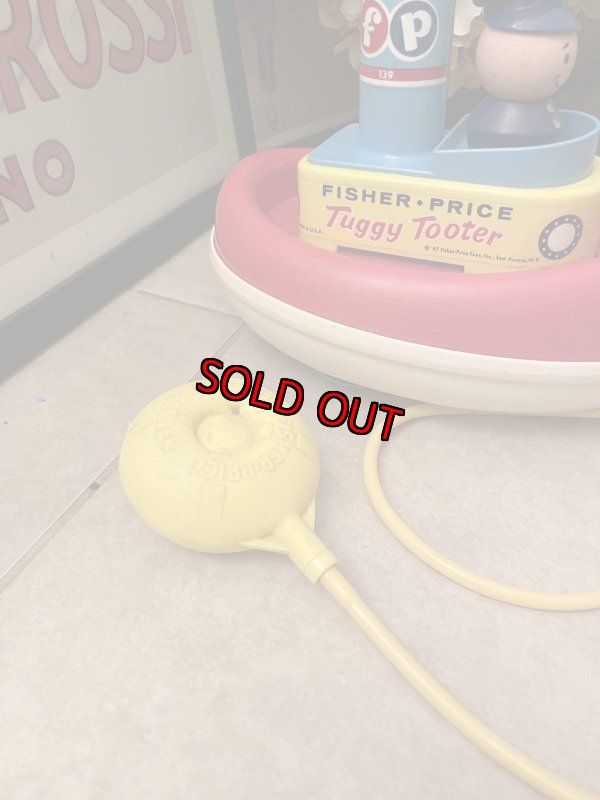 画像3: Fisher Price Boat Tuggy Tooter Toy 1967 / フィッシャープライス　プラスチック&ラバー製　ボート　 (3)