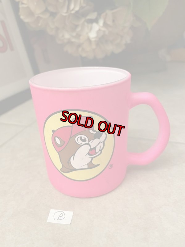 画像1: Bucees Glass pink mug (B) /  バッキーキーズ、ピンク　ガラス製　マグ (1)