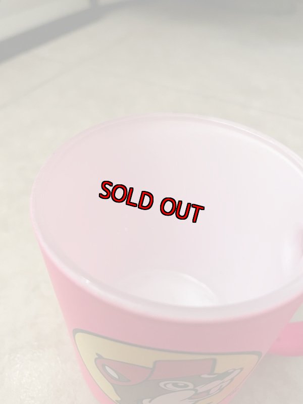 画像6: Bucees Glass pink mug (A) /  バッキーキーズ、ピンク　ガラス製　マグ (6)