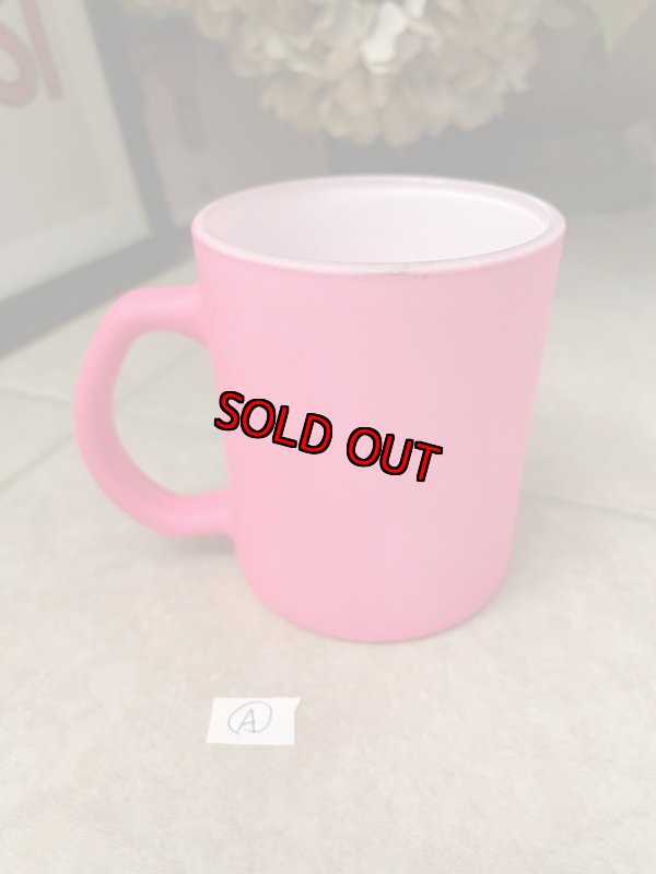 画像3: Bucees Glass pink mug (A) /  バッキーキーズ、ピンク　ガラス製　マグ (3)