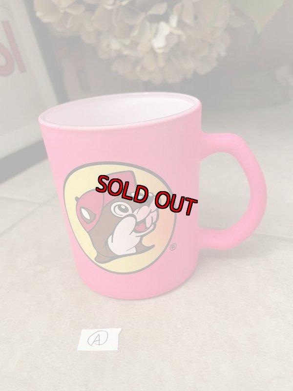 画像1: Bucees Glass pink mug (A) /  バッキーキーズ、ピンク　ガラス製　マグ (1)