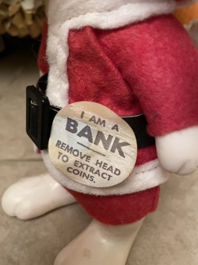 画像3: Roy Des FLA Santa Coin Bank Doll 1968 / ロイデスフロリダドッグ　サンタクロース　ドールコインバンク　　プラスチック製　貯金箱1968』