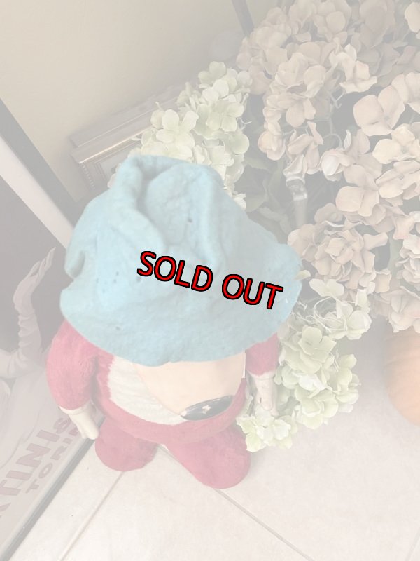 画像3: Huckleberry Hound Large Knickerbocker Large Red Plush Doll 65cm /  ニッカーボッカー、大きいハックルベリーハウンド ラバーフェイスドール (3)