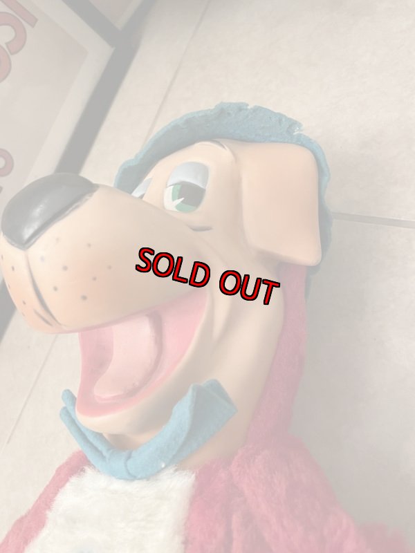 画像14: Huckleberry Hound Large Knickerbocker Large Red Plush Doll 65cm /  ニッカーボッカー、大きいハックルベリーハウンド ラバーフェイスドール (14)