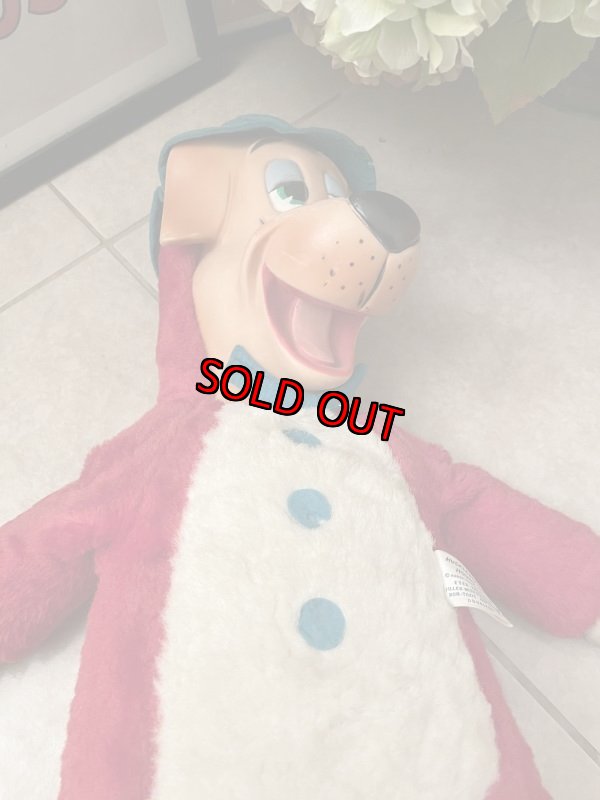 画像11: Huckleberry Hound Large Knickerbocker Large Red Plush Doll 65cm /  ニッカーボッカー、大きいハックルベリーハウンド ラバーフェイスドール (11)