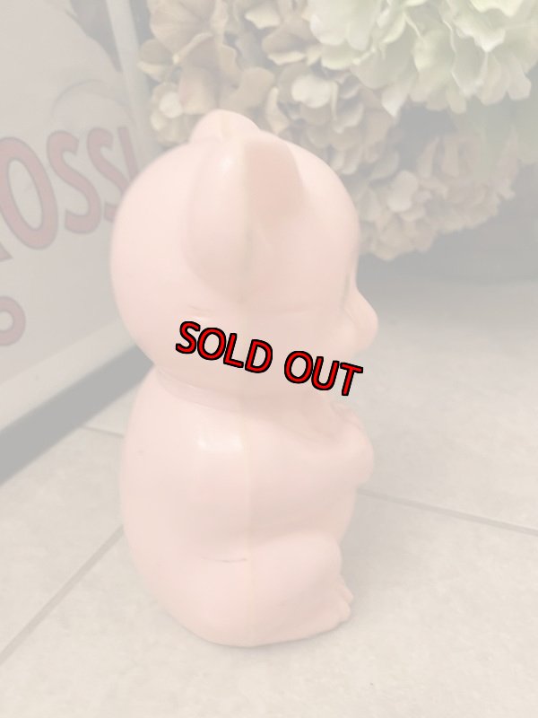 画像4: Pink Bear Piggy Plastic coin bank / ピンクベア、クマのプラスチック製　貯金箱　コインバンク (4)