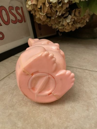画像3: Pink Bear Piggy Plastic coin bank / ピンクベア、クマのプラスチック製　貯金箱　コインバンク