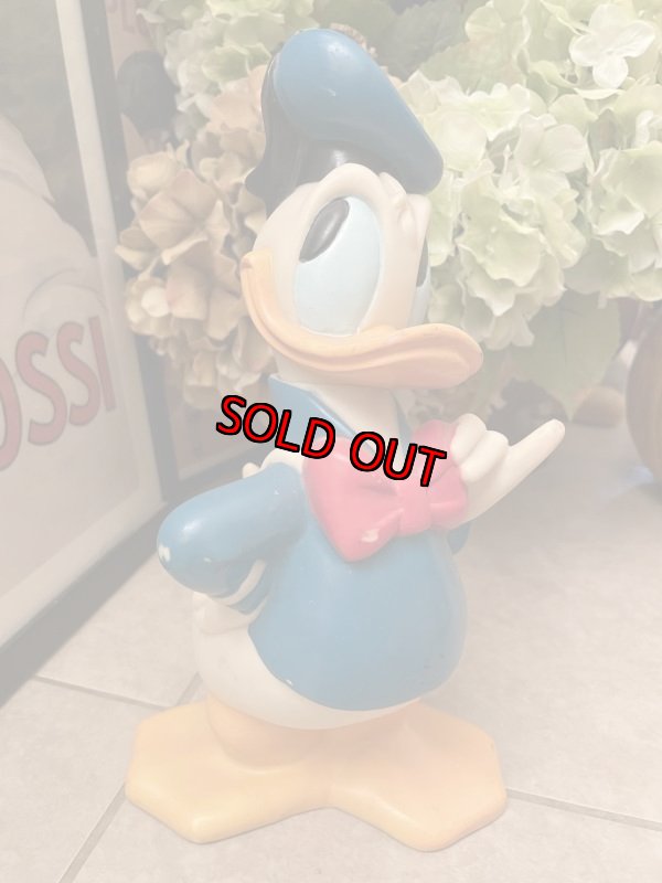 画像1: Disney Donald Duck  Vinyl doll coin bank  / ディズニーのドナルドダック、プラスチック製　貯金箱　 (1)