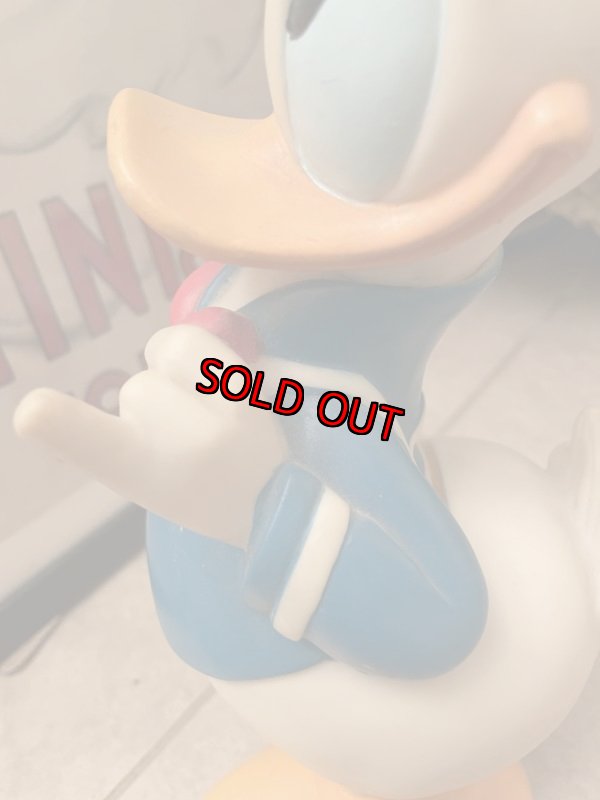 画像8: Disney Donald Duck  Vinyl doll coin bank  / ディズニーのドナルドダック、プラスチック製　貯金箱　 (8)