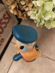 画像2: Disney Donald Duck  Vinyl doll coin bank  / ディズニーのドナルドダック、プラスチック製　貯金箱　 (2)