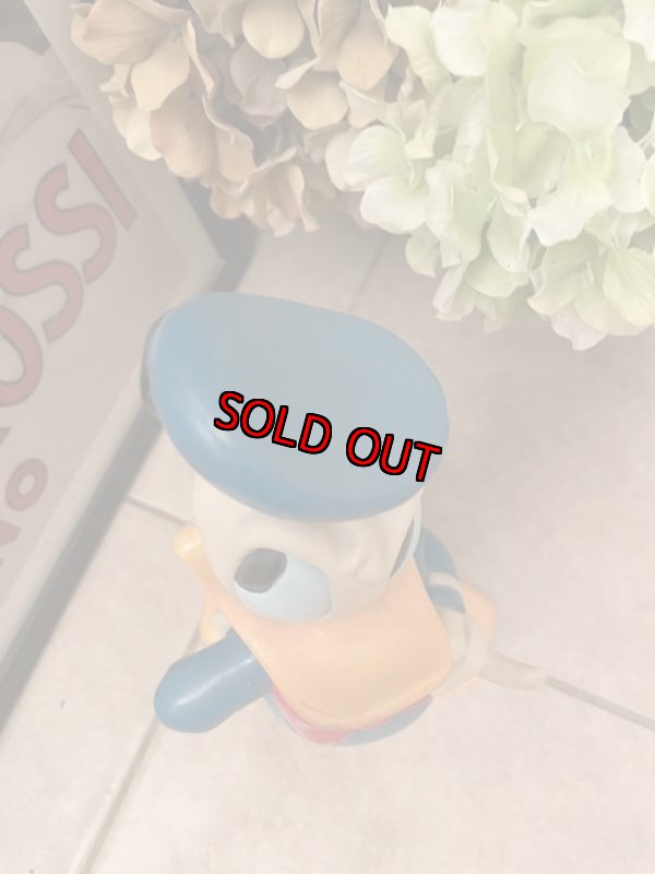 画像2: Disney Donald Duck  Vinyl doll coin bank  / ディズニーのドナルドダック、プラスチック製　貯金箱　 (2)