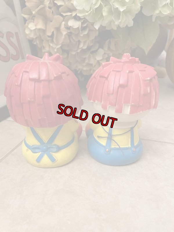 画像4: Raggedy Ann & Andy Vinyl Dolls Set of 2  / ラガディアン&アンディ ソフビドール 2体セット (4)