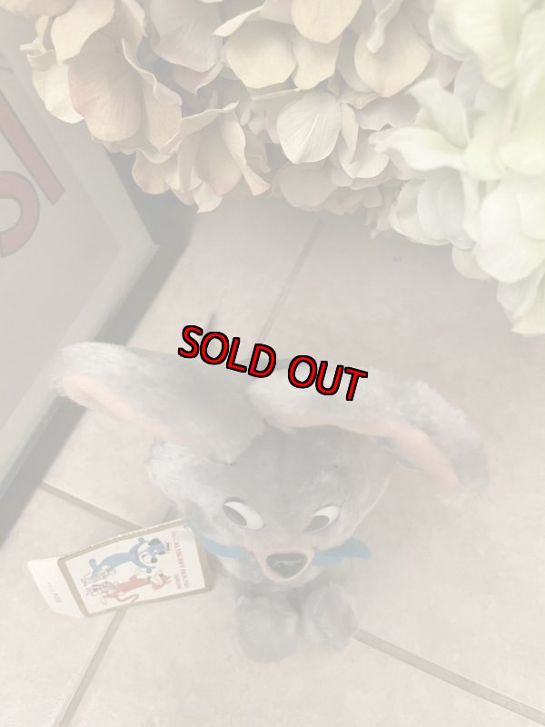 画像2: Hanna Barbers Pixie Plush doll with Blue Tie 1985 / ハンナバーベラ ピクシーの青いタイ、ぬいぐるみ ドール  (2)