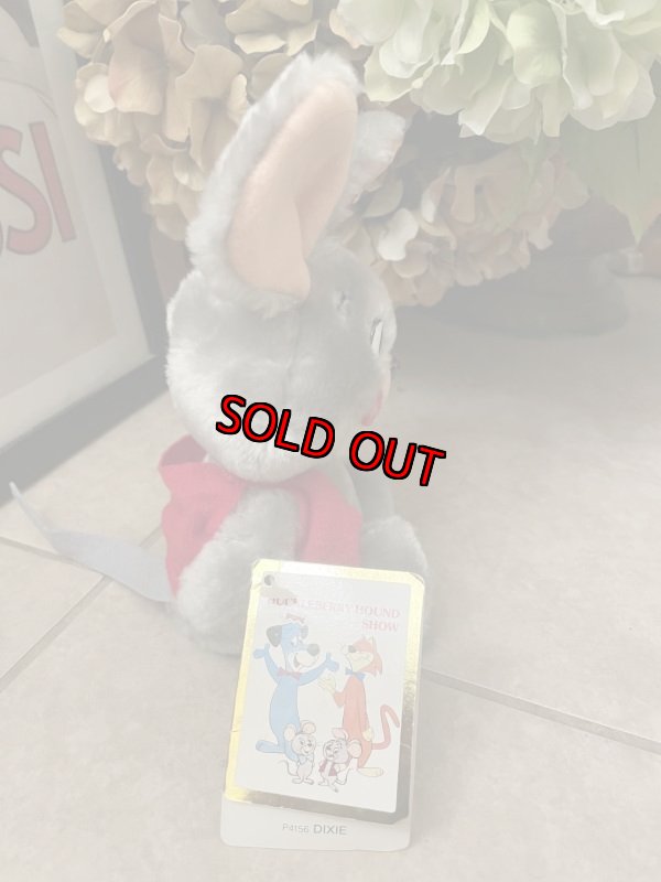 画像5: Hanna Barbers Dixie Plush doll with red vest 、Tag 1985 / ハンナバーベラ　ディクシーのタグ付きぬいぐるみ　赤いベスト　ドール　 (5)