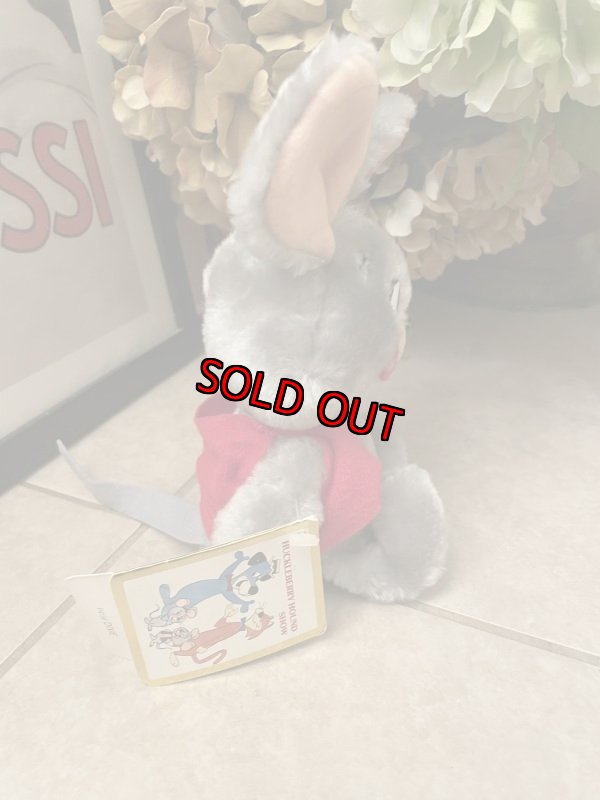 画像6: Hanna Barbers Dixie Plush doll with red vest 、Tag 1985 / ハンナバーベラ　ディクシーのタグ付きぬいぐるみ　赤いベスト　ドール　 (6)