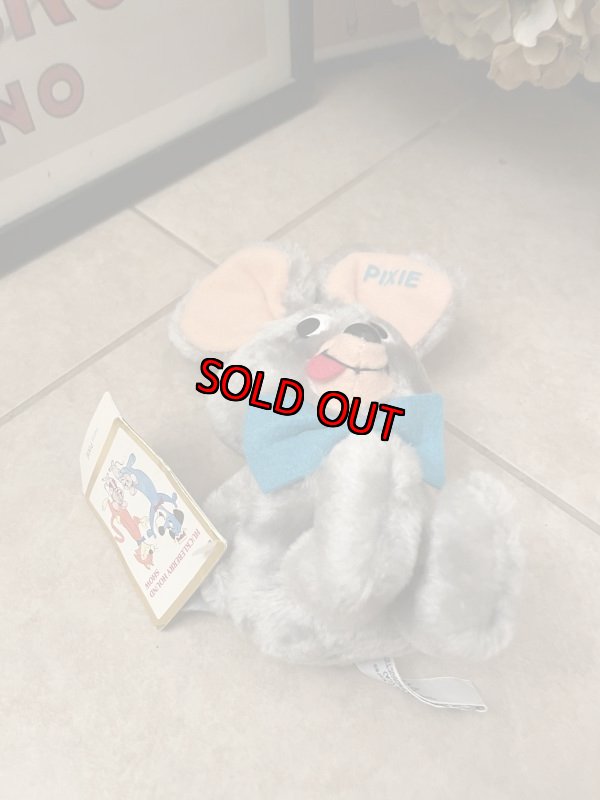 画像11: Hanna Barbers Pixie Plush doll with Blue Tie 1985 / ハンナバーベラ ピクシーの青いタイ、ぬいぐるみ ドール  (11)