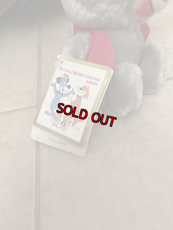 画像7: Hanna Barbers Dixie Plush doll with red vest 、Tag 1985 / ハンナバーベラ　ディクシーのタグ付きぬいぐるみ　赤いベスト　ドール　 (7)