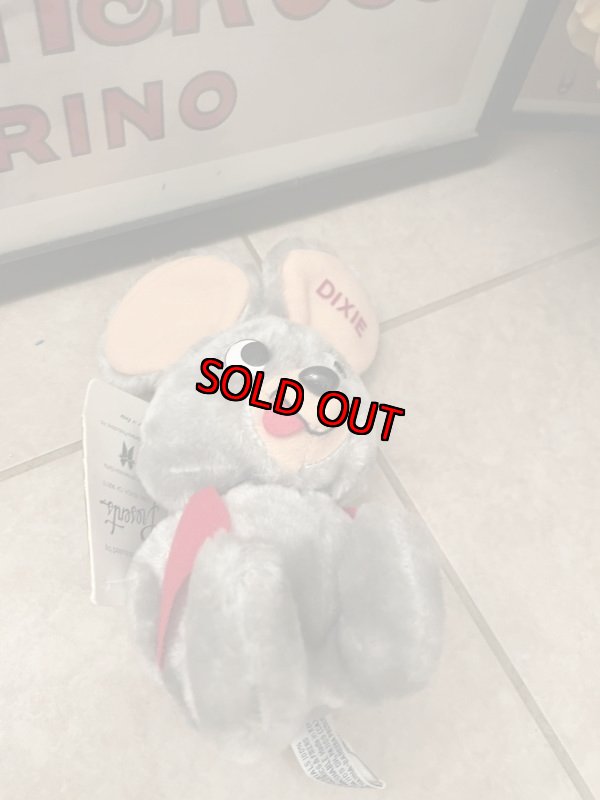 画像10: Hanna Barbers Dixie Plush doll with red vest 、Tag 1985 / ハンナバーベラ　ディクシーのタグ付きぬいぐるみ　赤いベスト　ドール　 (10)
