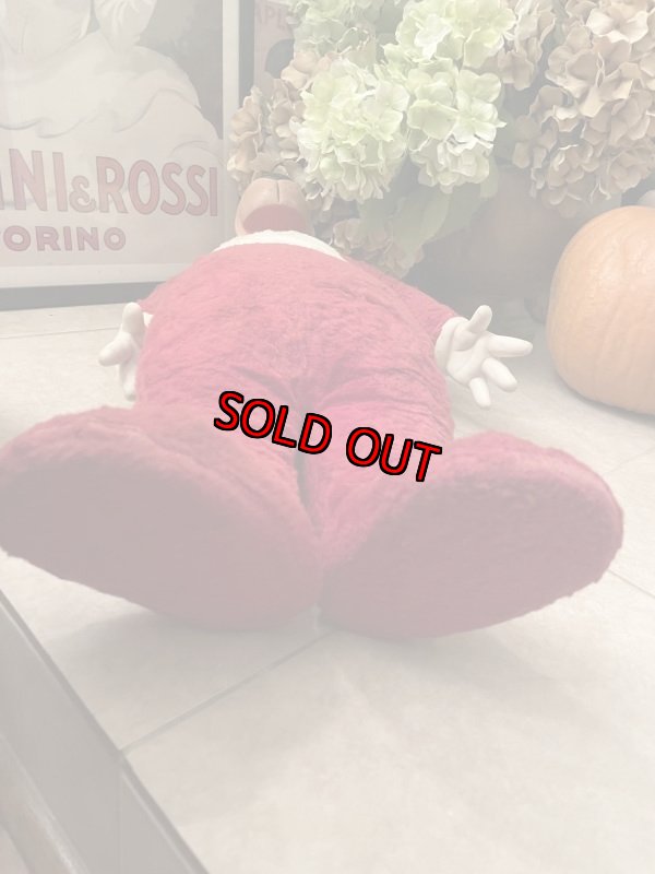 画像9: Huckleberry Hound Large Knickerbocker Large Red Plush Doll 70cm  (B) / ニッカーボッカー、大きいハックルベリーハウンド　ラバーフェイスドール (9)