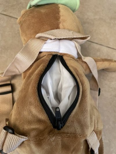 画像3: Hanna Barbera Yogi Bear Plush Doll Backpack / ハンナバーベラ ヨギベア ぬいぐるみのリュック