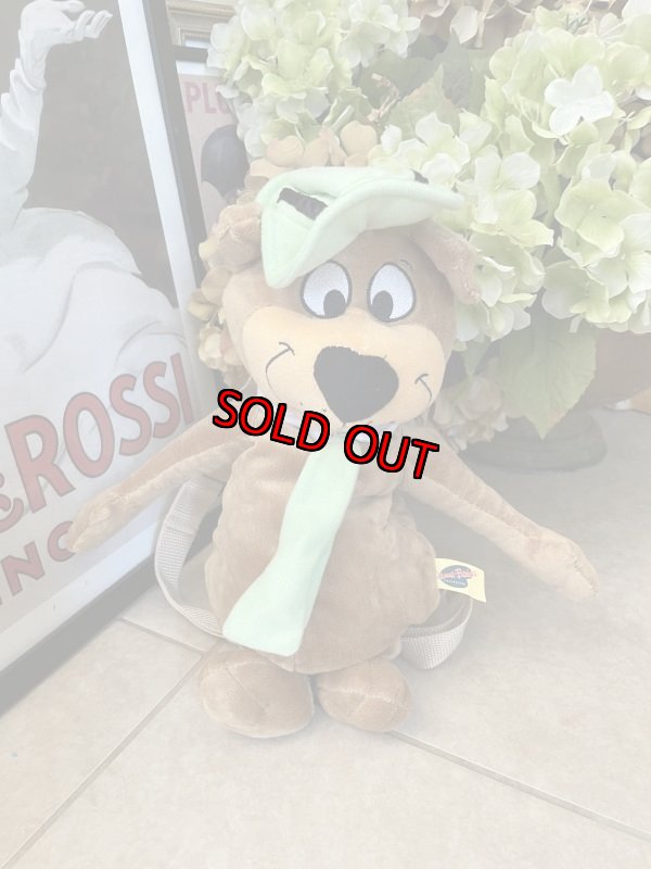 画像1: Hanna Barbera Yogi Bear Plush Doll  Backpack  / ハンナバーベラ　ヨギベア　ぬいぐるみのリュック (1)