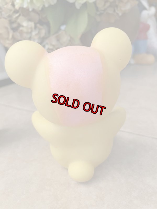 画像8: Monkey＆Bear Vinyl Squeak Dolls set of 2 / お猿とクマのソフビ、ラバードール　2体セット (8)