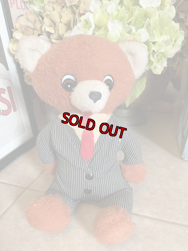 画像1: Bear Plush Doll with Suits  / スーツを着たベア　クマのぬいぐるみ　 (1)