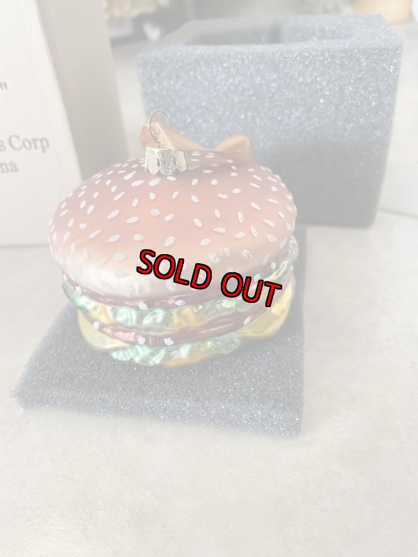 画像5: McDonald’s Big Mac hamburger glass Ornament with box 2018 /  マクドナルド　ビッグマックの箱入りオーナメント (5)