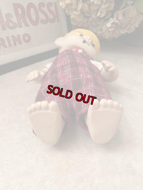 画像6: Dennis the Menace Rubber doll 60s (B) /  わんぱくデニス　ラバードール　チェックオーバーオール (6)