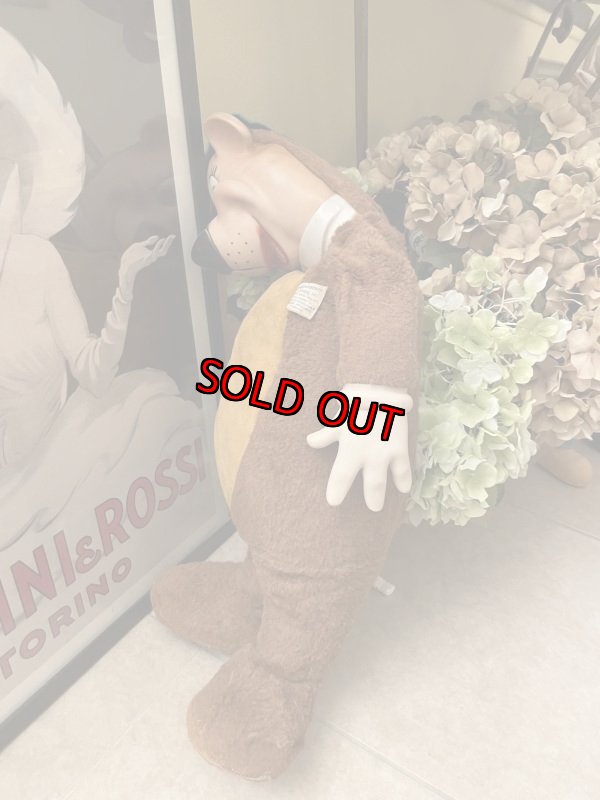 画像3: Hanna Barbera Yogi Bear 70cm Large Knickerbockers Rubber Face & Hands Plush Doll / ヨギベア 大きいニッカーボッカー ラバーフェイスぬいぐるみ　1 (3)