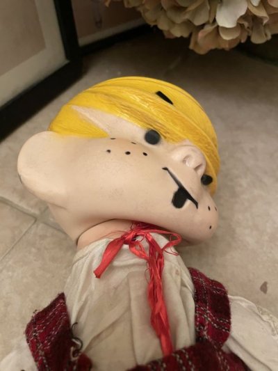 画像3: Dennis the Menace Rubber doll 60s (B) /  わんぱくデニス　ラバードール　チェックオーバーオール