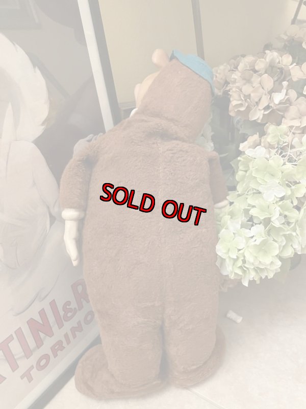 画像5: Hanna Barbera Yogi Bear 70cm Large Knickerbockers Rubber Face & Hands Plush Doll / ヨギベア 大きいニッカーボッカー ラバーフェイスぬいぐるみ　1 (5)