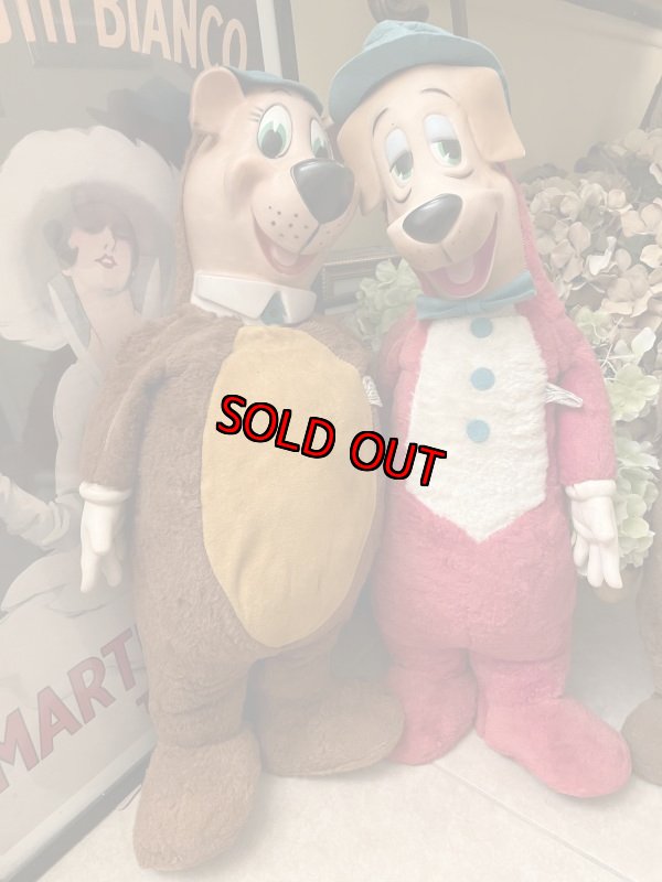 画像14: Hanna Barbera Yogi Bear 70cm Large Knickerbockers Rubber Face & Hands Plush Doll / ヨギベア 大きいニッカーボッカー ラバーフェイスぬいぐるみ　1 (14)