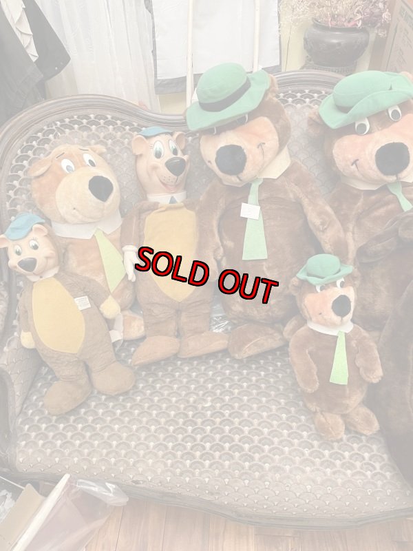 画像9: Hanna Barbera Yogi Bear 70cm Large Knickerbockers Rubber Face & Hands Plush Doll / ヨギベア 大きいニッカーボッカー ラバーフェイスぬいぐるみ　1 (9)