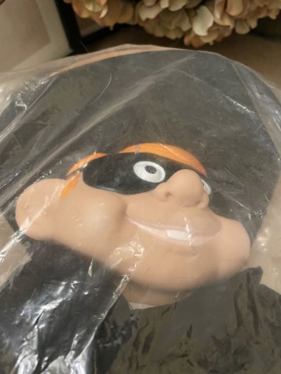 画像3: McDonald’s Hamberglar large rubber face  Doll  with Bag 1987 / マクドナルドの大きめラバーフェイス　ハンバーグラー　袋入りドール