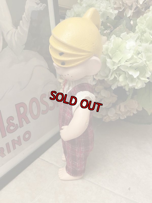 画像3: Dennis the Menace Rubber doll 60s (B) /  わんぱくデニス　ラバードール　チェックオーバーオール (3)
