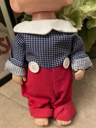 画像2: Dennis the Menace Rubber doll Red Pants 1958 (B) /  わんぱくデニス　ラバードール　赤いパンツにストライプシャツ