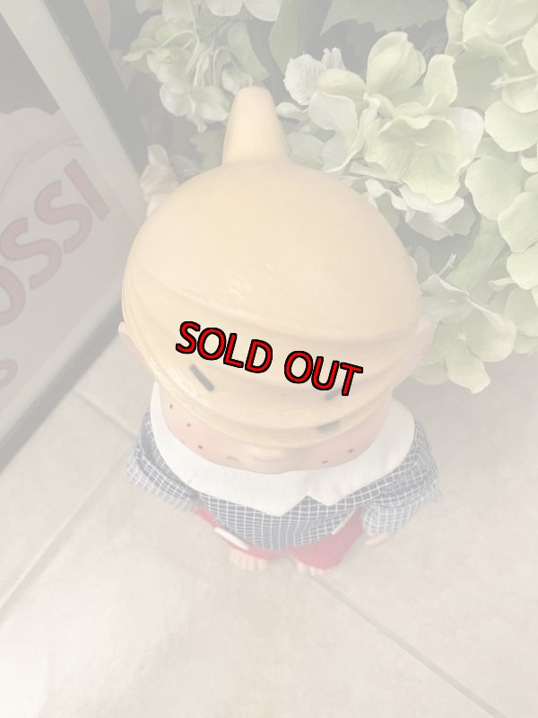 画像2: Dennis the Menace Rubber doll Red Pants 1958 (B) /  わんぱくデニス　ラバードール　赤いパンツにストライプシャツ (2)