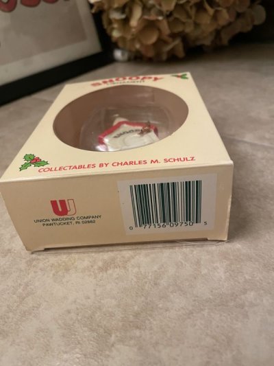 画像3: Peanuts Snoopy 2 Christmas Ornament with box / ピーナッツ、スヌーピー クリスマス 箱入りオーナメント 2個セット