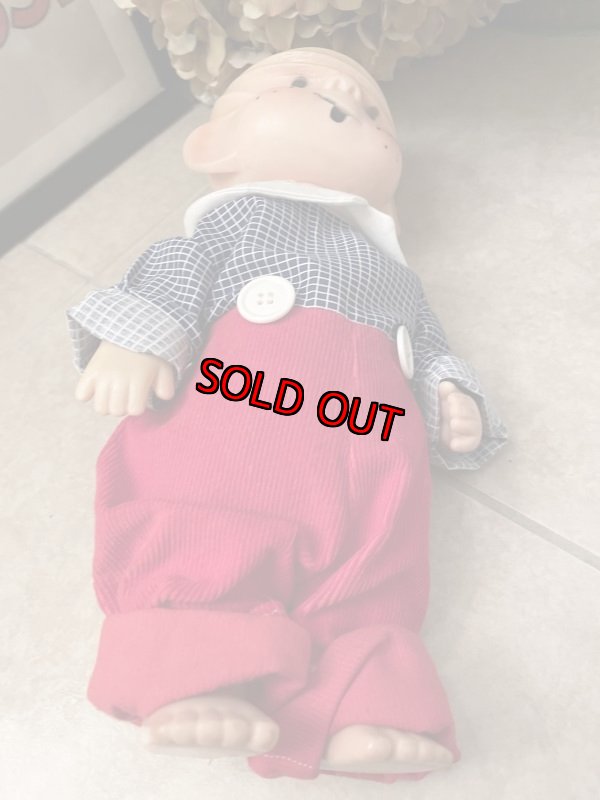 画像8: Dennis the Menace Rubber doll Red Pants 1958 (B) /  わんぱくデニス　ラバードール　赤いパンツにストライプシャツ (8)