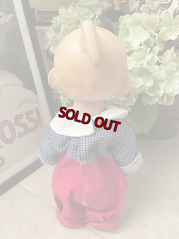 画像4: Dennis the Menace Rubber doll Red Pants 1958 (B) /  わんぱくデニス　ラバードール　赤いパンツにストライプシャツ (4)