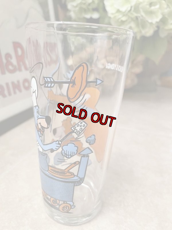 画像4: Hanna Barbera Yogi Bear & Huckleberry Hound Pepsi Glass 1977 (A) / レア!! ハンナ・バーベラのヨギベア & ハックルベリーハウンド ペプシ グラス (4)