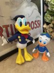 画像1: Disney DAKIN Donald Duck Doll with Louie figure set of 2 70‘s / ディズニーのDakin社　ドナルドダック　ドール　ルーイフィギュア (1)