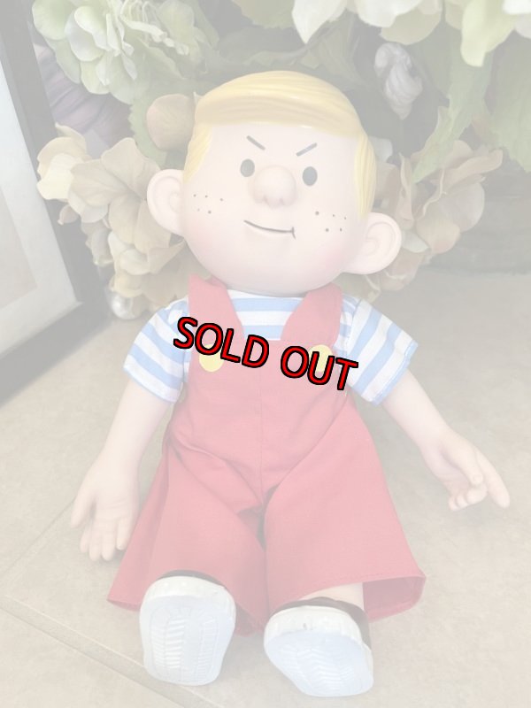 画像1: Dennis the Menace Rubber doll (B) 1977 / わんぱくデニス　ラバードール　 (1)