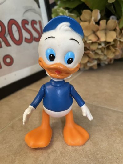画像2: Disney DAKIN Donald Duck Doll with Louie figure set of 2 70‘s / ディズニーのDakin社　ドナルドダック　ドール　ルーイフィギュア